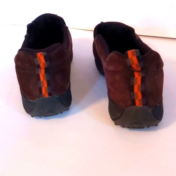 Merrell brown suede slip on shoes - Picture 3 of 7